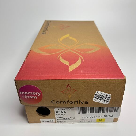 Comfortiva Rena Recycled Knit Ballet Flat in Smoke - Picture 10 of 10